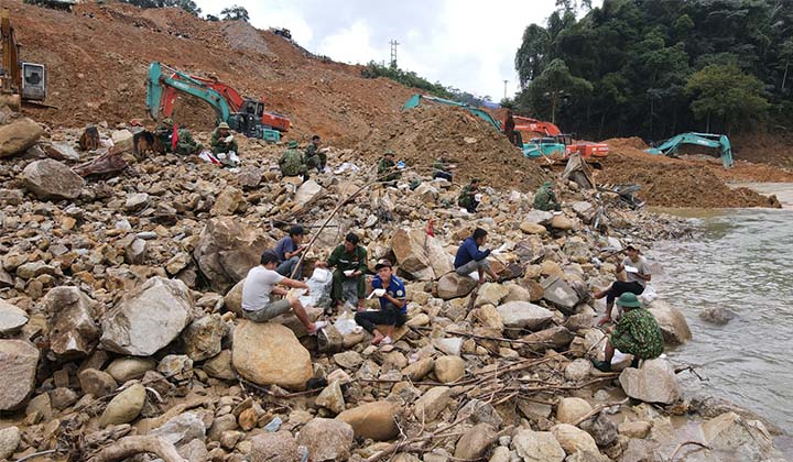Sau 28 ngày mới tìm thấy thi thể nghi công nhân mất tích do sạt lở ở Rào Trăng 3