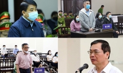 Năm 2021, hàng loạt đại án tham nhũng, kinh tế được đưa ra xét xử