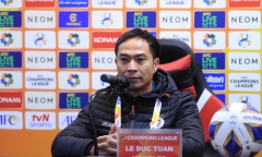HLV Lê Đức Tuấn: Hà Nội FC gặp bất lợi vì thời tiết