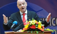 Chủ tịch FIFA: 'Tôi cảm thấy tự hào về bóng đá Việt Nam'