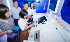 Rút - chuyển tiền tại máy STM của Unicloud và KienlongBank chỉ bằng mã QR