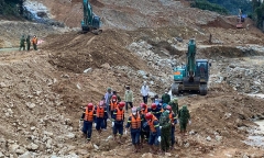 Sau 28 ngày mới tìm thấy thi thể nghi công nhân mất tích do sạt lở ở Rào Trăng 3