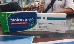 Uống Molnupiravir trước hay sau ăn?