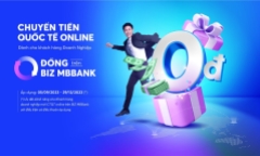 MB miễn phí chuyển tiền quốc tế online
