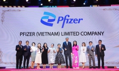 Pfizer Việt Nam được vinh danh là 'Nơi làm việc tốt nhất châu Á năm 2023'