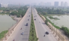 Video: Ngắm đường trục phía Nam Hà Nội 5.000 tỷ đồng trước ngày khánh thành từ flycam