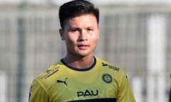 Quang Hải tiếp tục ngồi dự bị khi trở về Pau FC