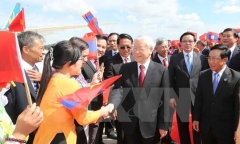 Tổng Bí thư Nguyễn Phú Trọng thăm hữu nghị chính thức Lào