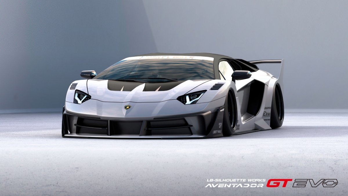 Lamborghini Aventador hầm hố với gói độ của Liberty Walk