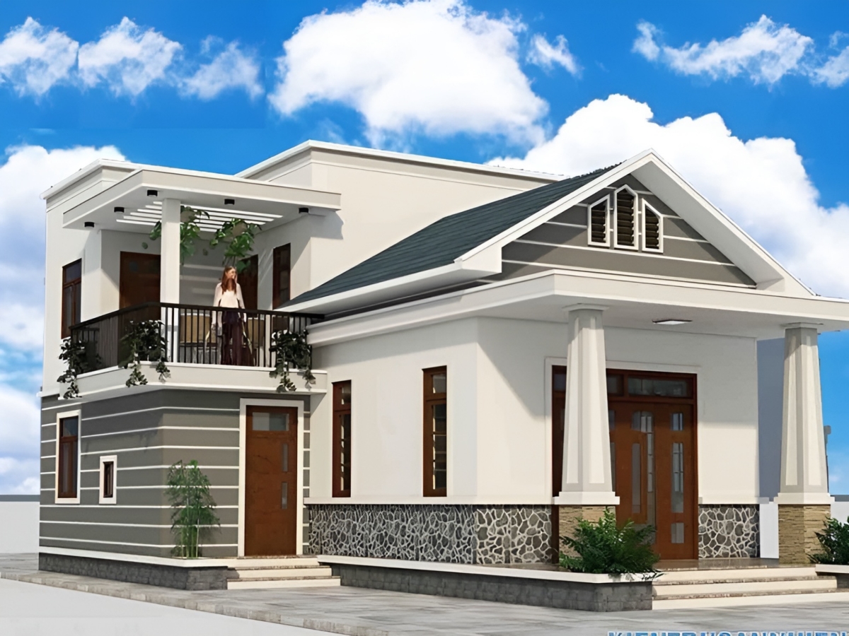 100 Mẫu nhà cấp 4 có gác lửng đẹp hiện đại nhất 2023  DURAflex