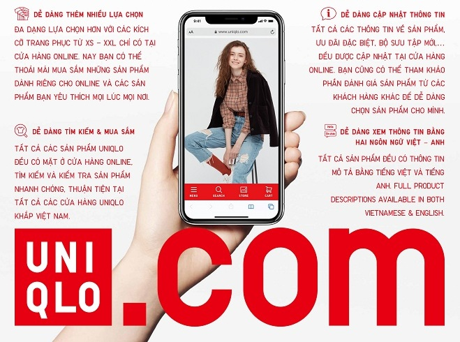 Uniqlo bán hàng online