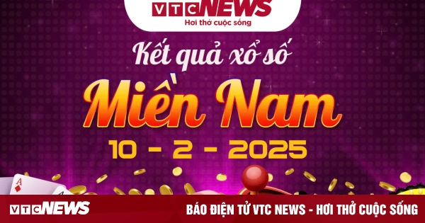 Trực tiếp kết quả xổ số miền Nam hôm nay 10/2/2025 - XSMN 10/2