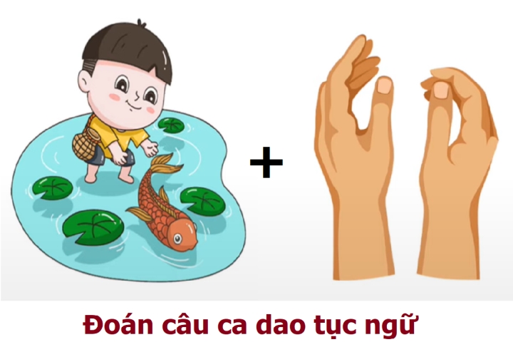 Đố mẹo: Nhìn hình đoán ca dao tục ngữ