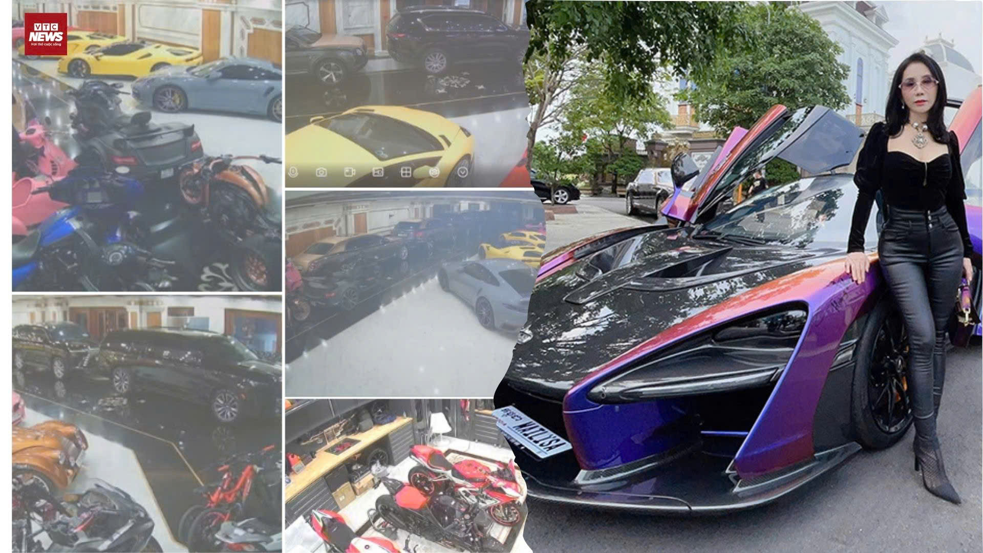 Sự thật bức ảnh lan truyền về dàn siêu xe của vợ chồng Mailisa