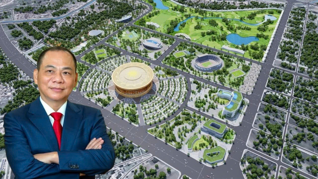 Soi độ 'khủng' siêu đô thị Olympic 9.200 ha của Vingroup