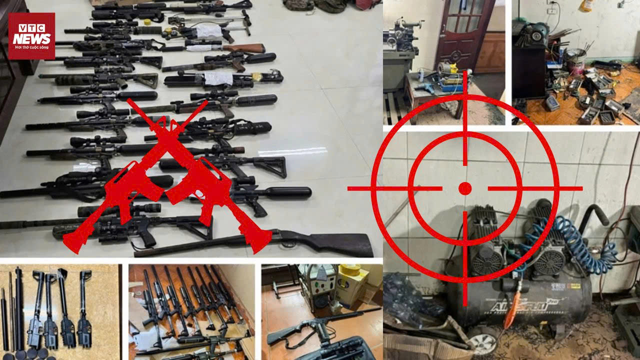 Rùng mình súng quân dụng 'lên sàn' Facebook, Zalo như hàng tạp hóa