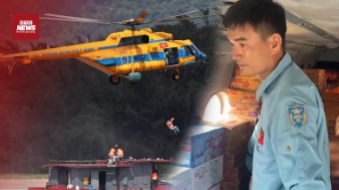 Bộ Quốc phòng điều trực thăng bay vào Nghệ An cứu trợ khẩn cấp