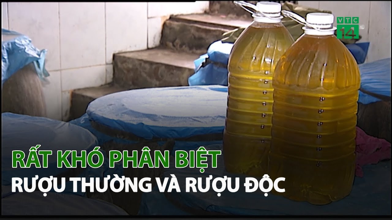 Khó phân biệt rượu thường và rượu độc