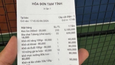 Thực hư hóa đơn chơi pickleball gần 7 triệu đồng, uống 290 lon bia trong 1 phút