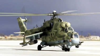 Hé lộ sức mạnh 'xe tăng bay' Mi-24 của Nga