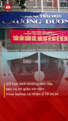 Vụ cô giáo xin tiền mua laptop cá nhân: 2/3 học sinh hôm nay không đi học