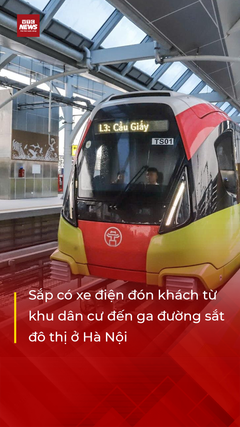 Hà Nội: Sắp có xe điện đón khách từ khu dân cư đến ga đường sắt đô thị