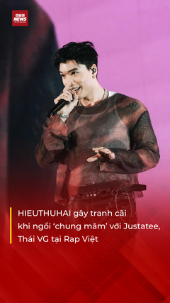 HIEUTHUHAI gây tranh cãi khi ngồi 'chung mâm' với Justatee, Thái VG tại Rap Việt
