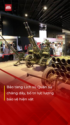 Bảo tàng Lịch sử Quân sự Việt Nam chăng dây, bố trí lực lượng bảo vệ hiện vật