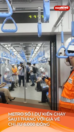 Vé Metro số 1 Bến Thành - Suối Tiên chỉ từ 6.000 đồng, chạy vào cuối tháng 12