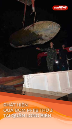 Phát hiện và trục vớt quả bom M-118 thứ 3 tại Hà Nội 