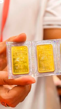 Vừa mở phiên sáng, giá vàng trong nước đã ồ ạt giảm sâu