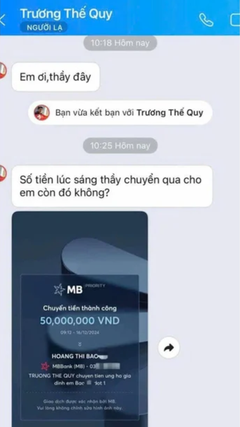 Kẻ xấu mạo danh thầy giáo lừa tiền ủng hộ nữ sinh đặc biệt khó khăn