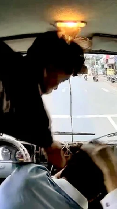 Bắt giữ người đánh tới tấp tài xế trong cabin xe tải ở Bình Phước