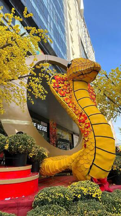 Chiêm ngưỡng loạt linh vật rắn Tết Ất Tỵ 