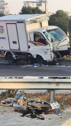 3 người chết sau va chạm giữa ô tô tải và xe máy