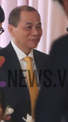 Hình ảnh tỷ phú Phạm Nhật Vượng trong lễ ăn hỏi con trai và Á hậu Phương Nhi