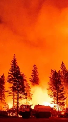 Sức gió lên đến 160 km/h, California tiếp tục đối mặt đợt cháy rừng mới