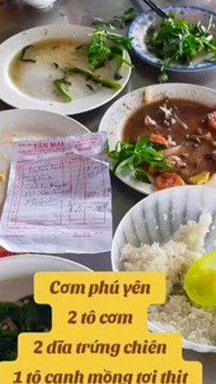  Quán cơm quốc lộ 1 ở Phú Yên bị tố ‘chặt chém’