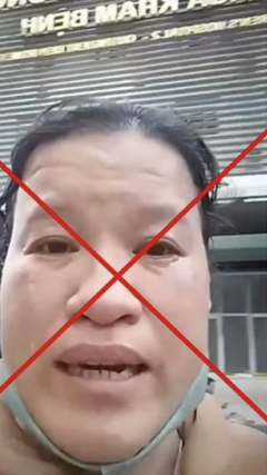 Clip người phụ nữ livestream 'bị móc túi ở bệnh viện Nhi đồng 2' là sai sự thật