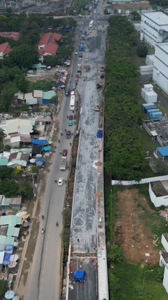 Cầu 700 tỷ đồng ở cửa ngõ phía Tây TP.HCM sắp thông xe sau 4 năm 'đắp chiếu'