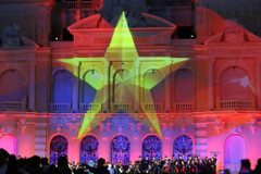 Trực tiếp: Trình diễn bế mạc 3D Mapping 'Sắc màu thành phố Bác'