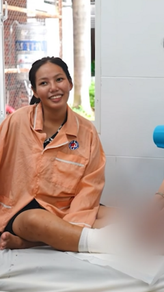 Kỳ tích y học: Bác sĩ ghép bàn tay đứt lìa vào cổ chân thai phụ