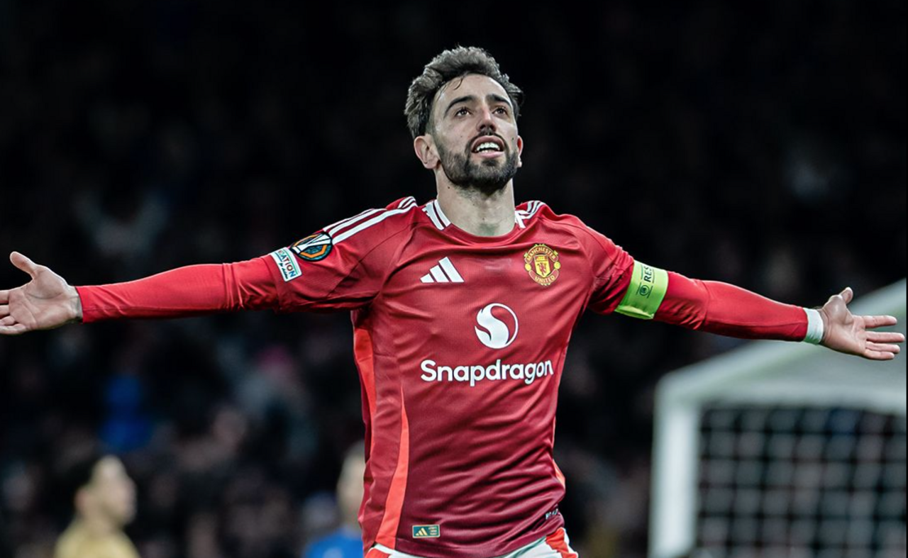 Bruno Fernandes lập hattrick, Man Utd vào tứ kết Europa League