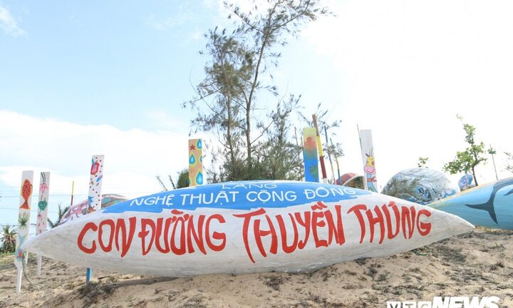 Ảnh: Mê mẩn con đường thuyền thúng độc nhất vô nhị ở Việt Nam