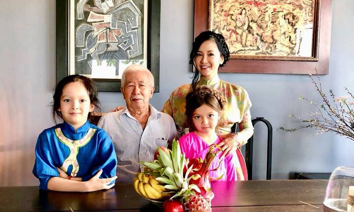 'Chị Bống' Hồng Nhung tận hưởng 'ngày Tết không có kế hoạch' cùng 2 con Tôm, Tép