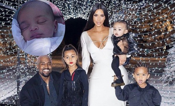 Kim Kardashian lần đầu khoe ảnh con trai thứ tư