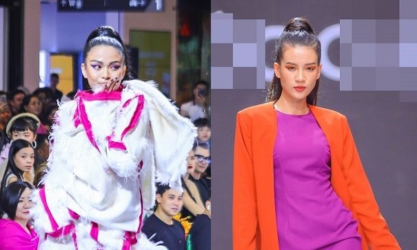 Top 20 'Top Model Online' tự tin catwalk, Mâu Thủy thần thái khi làm vedette sàn diễn