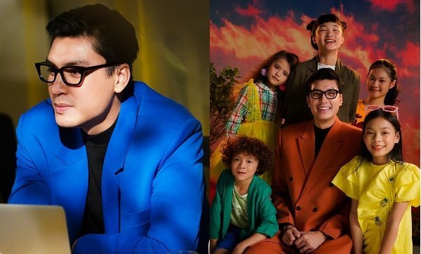 Chán sàn catwalk, Quang Đại cùng dàn mẫu nhí lập thành nhóm nhạc