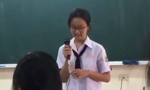 Nữ sinh Sài Gòn hát rap bài thơ 'Việt Bắc'