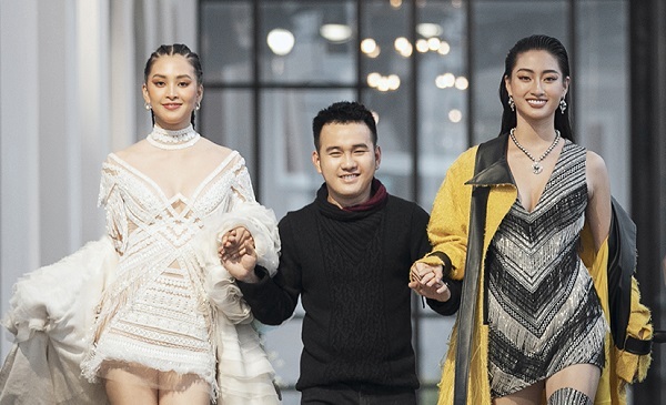 Lương Thùy Linh mở màn, Tiểu Vy làm vedette cho show thời trang của Lê Thanh Hòa